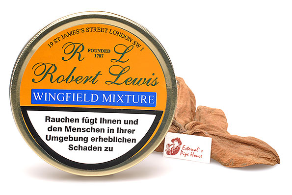 Robert Lewis Wingfield Mixture Pipe tobacco 50g Tin Robert Lewis Wingfield Mixture Pipe tobacco 50g Tin